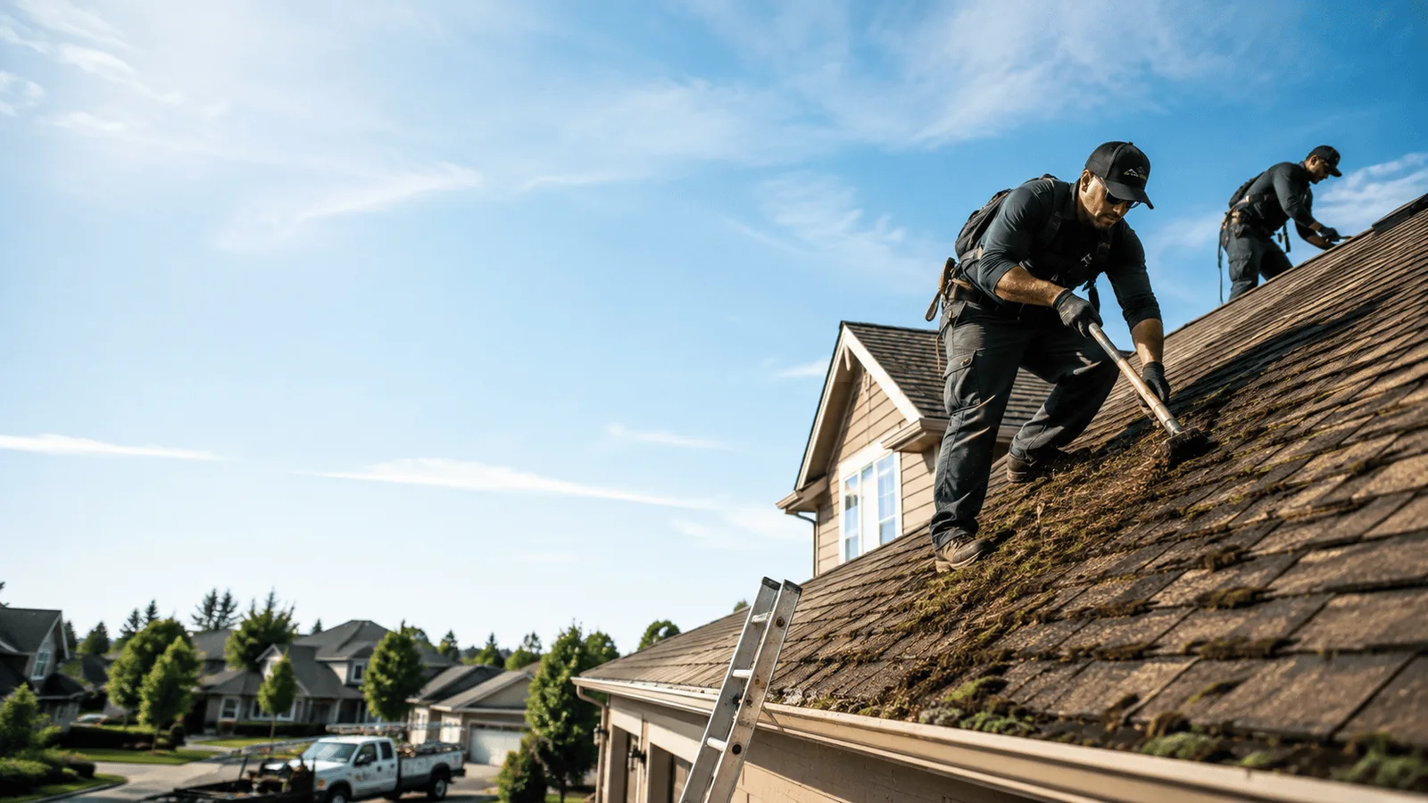 Roof Moss Removal in Ridgewood, NJ near me